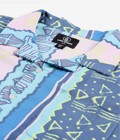 Camisa Volcom Bold Moves - Crete Blue