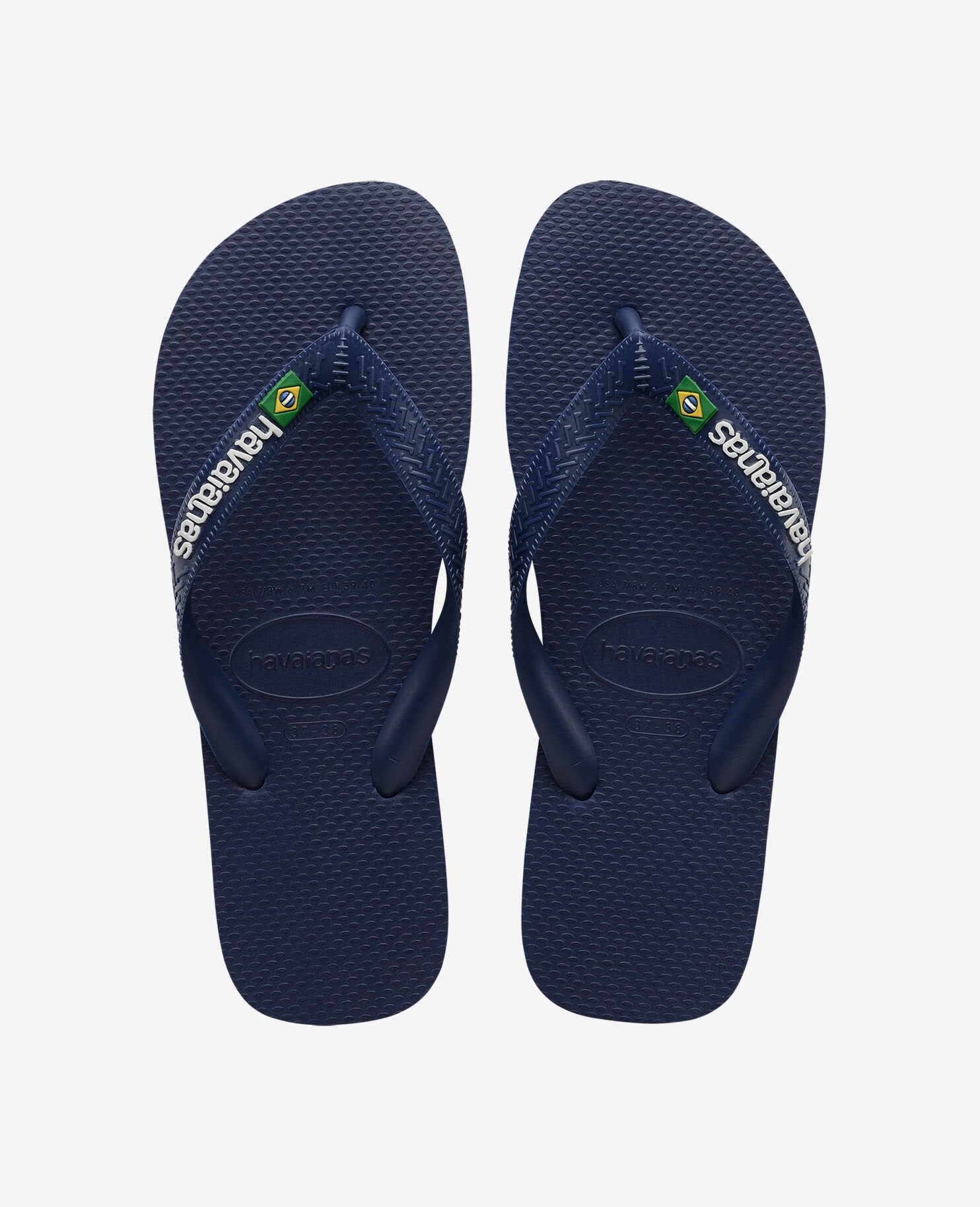 Havaianas Brasil Logo - Azul Marino - 0550 Navy Blue