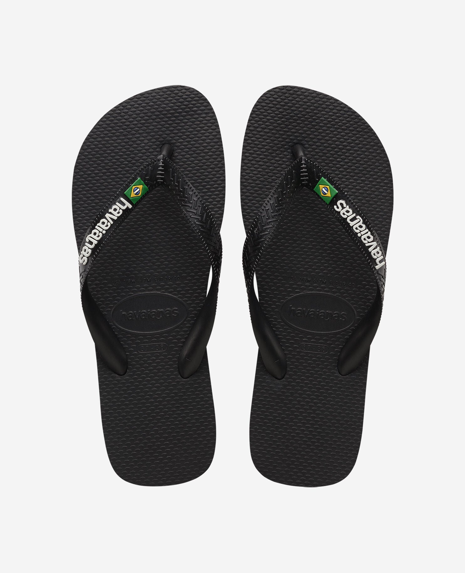 Havaianas Brasil Logo - Negro