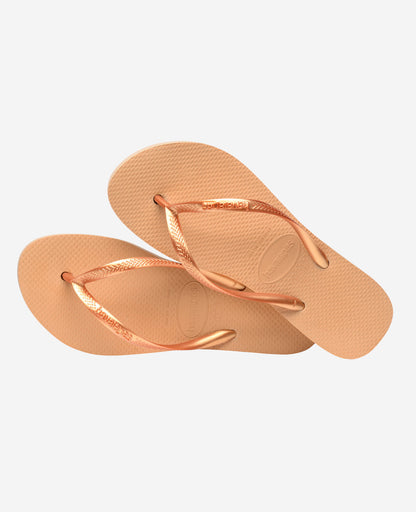 Chanclas Havaianas Slim Plataforma - Dorado