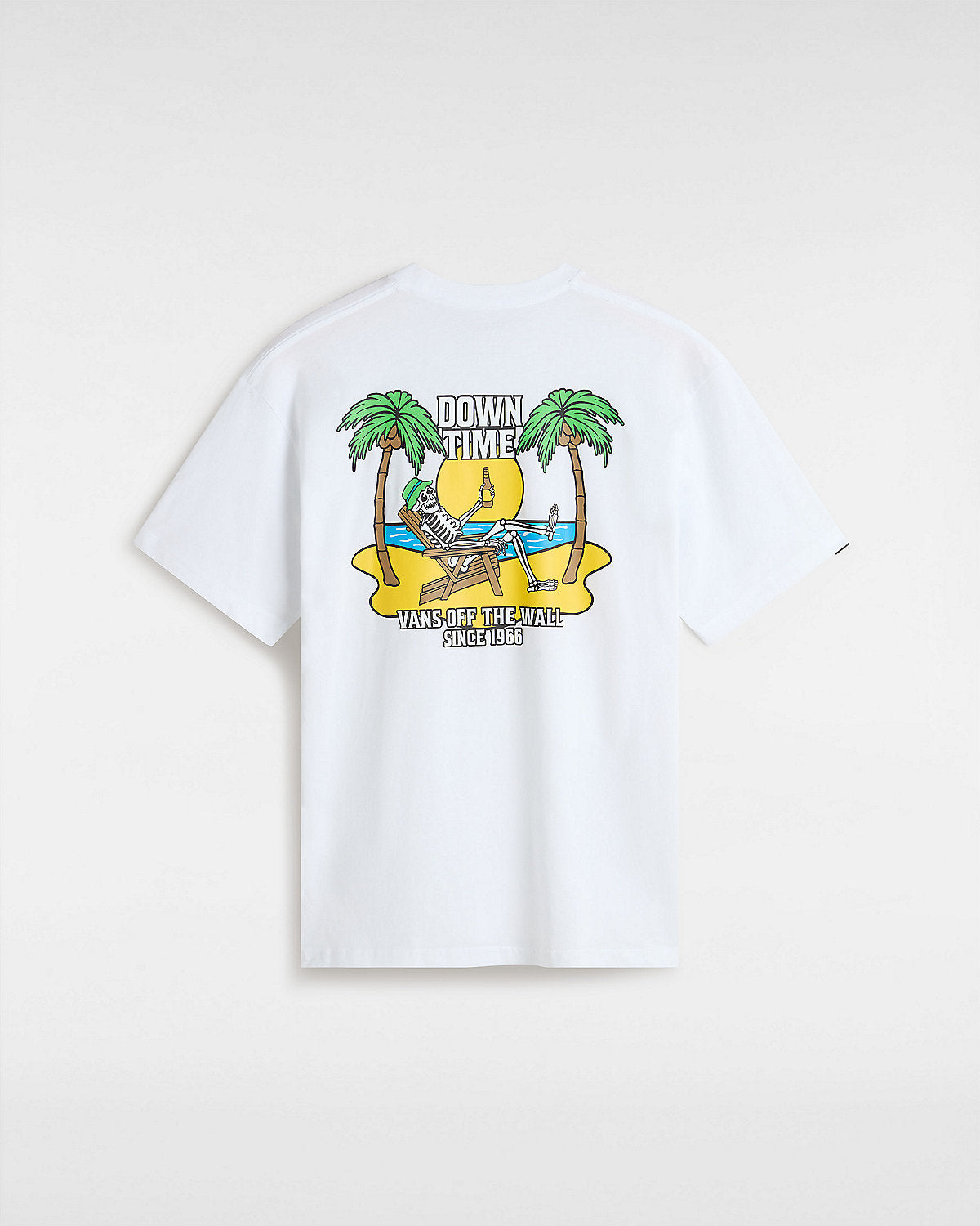 VANS DOWN TIME SS TEE White