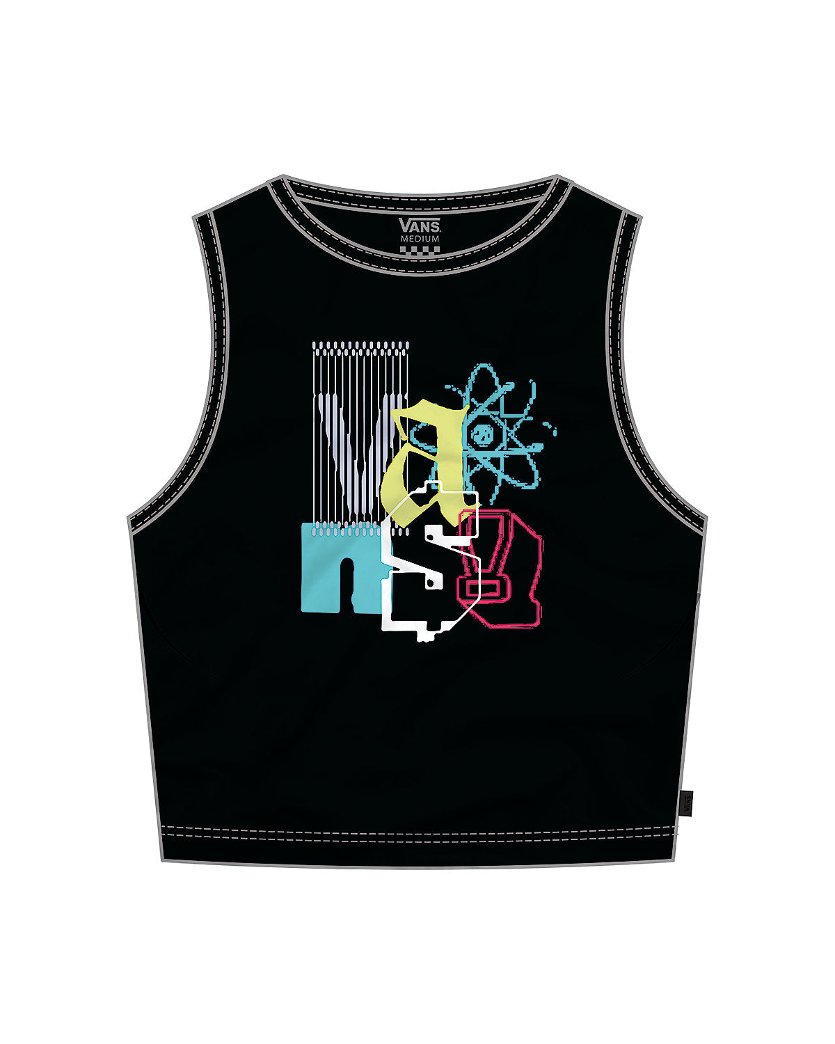 SPECIAL CHARACTER FITTED TANK Black