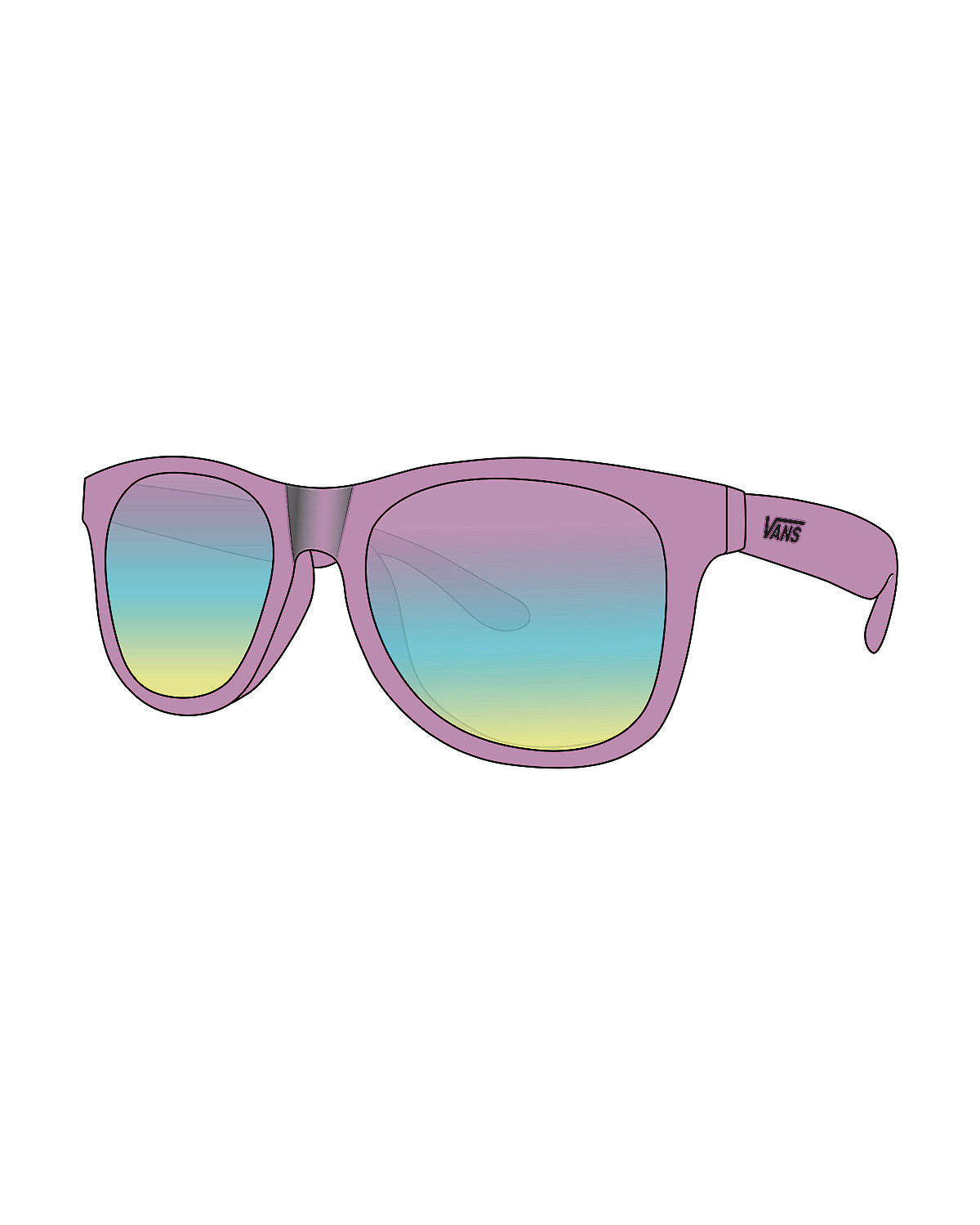 BY SPICOLI BENDABLE SHADES BOYS SMOKY GRAPE