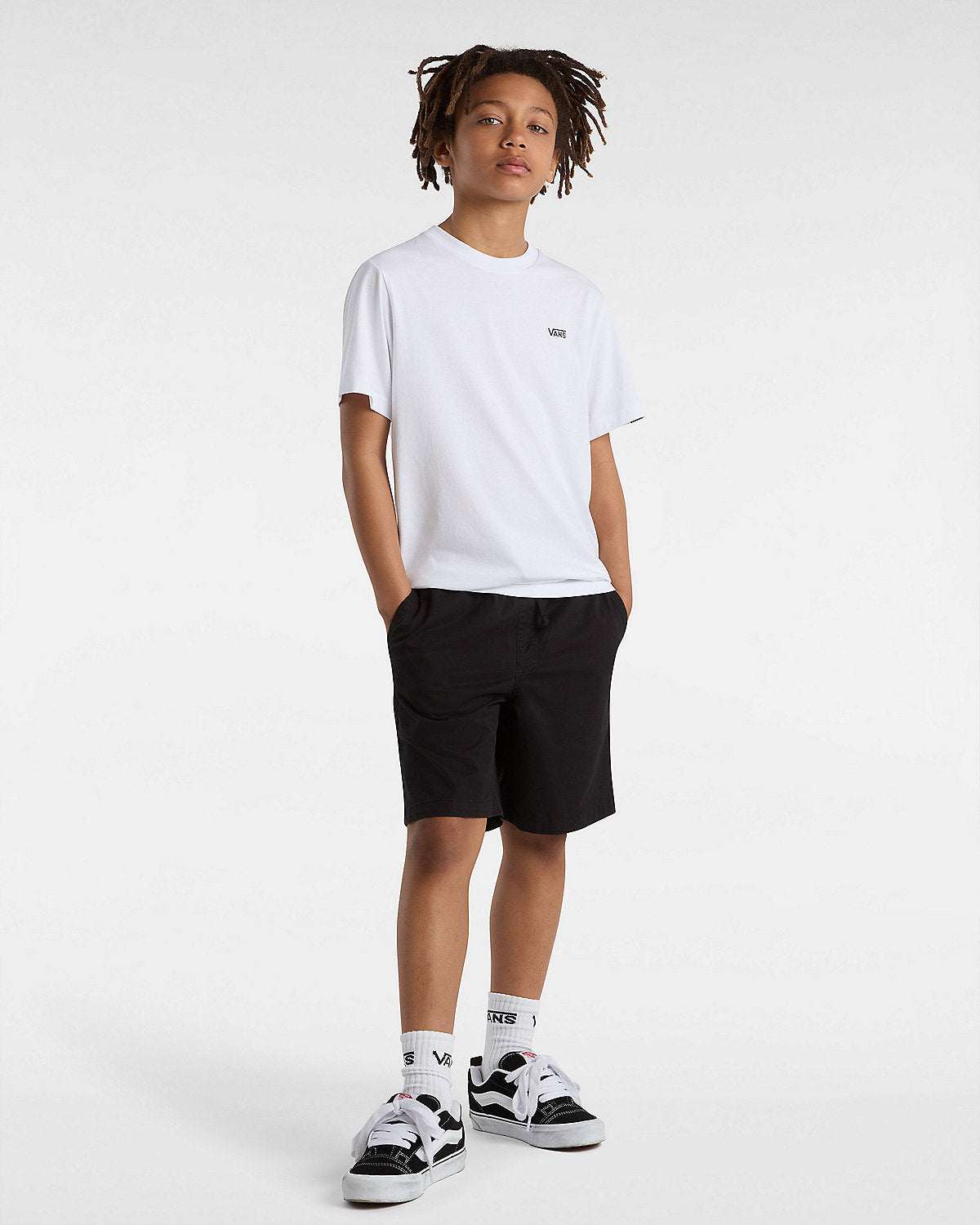 Vans Range Black Bermuda Shorts for Boys