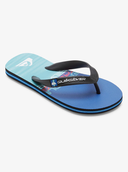 Molokai Art - Beach Flip-Flops - Blue