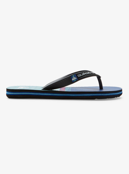 Molokai Art - Beach Flip-Flops - Blue