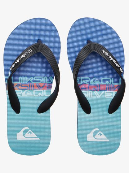 Molokai Art - Beach Flip-Flops - Blue