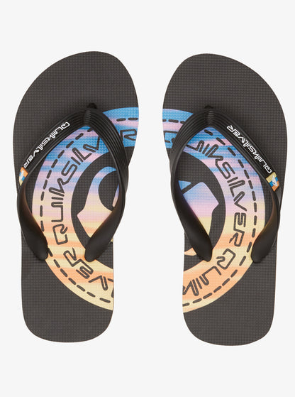 Molokai Art - Beach Flip-Flops - Black